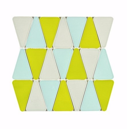 ModWalls Kiln Ceramic Wall Tiles Teal Green Gray Wall Art