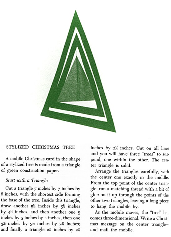 Looking to create a rockin' retro holiday? Take on a vintage Christmas decoration DIY! These tree mobiles make for unique cards, festive garland and mod window hangings. What are you waiting for? Atomic Ranch