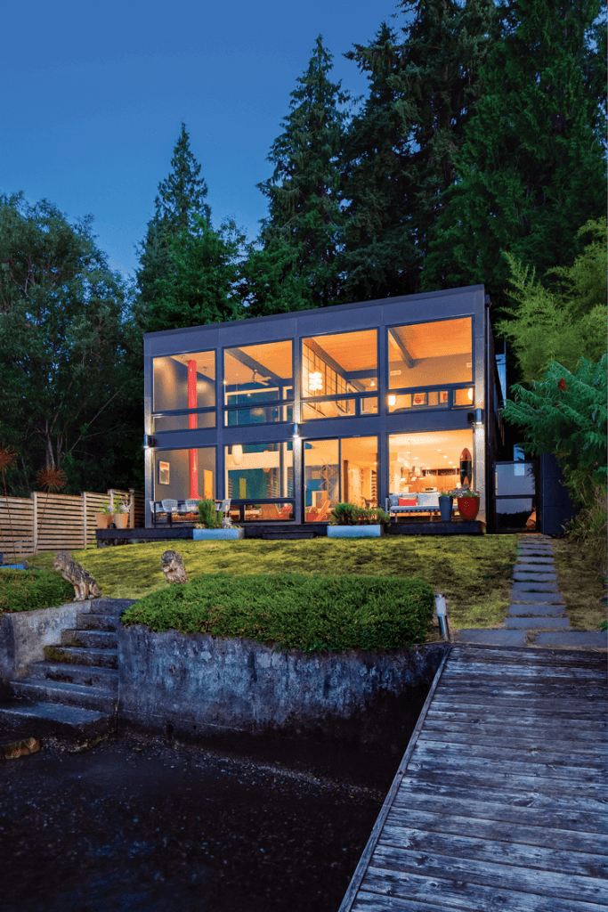 This Secluded Glass Box Lake House Has Stunning Views Atomic Ranch