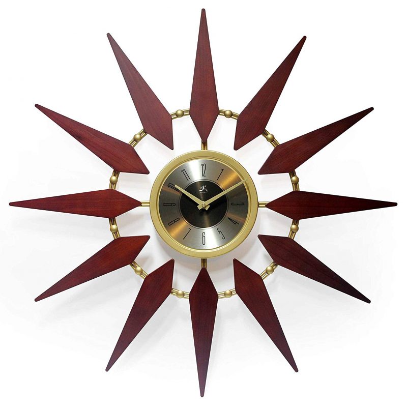 Mid Century Modern Wall Clock Atomic Ranch Mid Century Modern Wall Clock Atomic Ranch