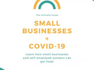 Poster for small business COVID-19 help