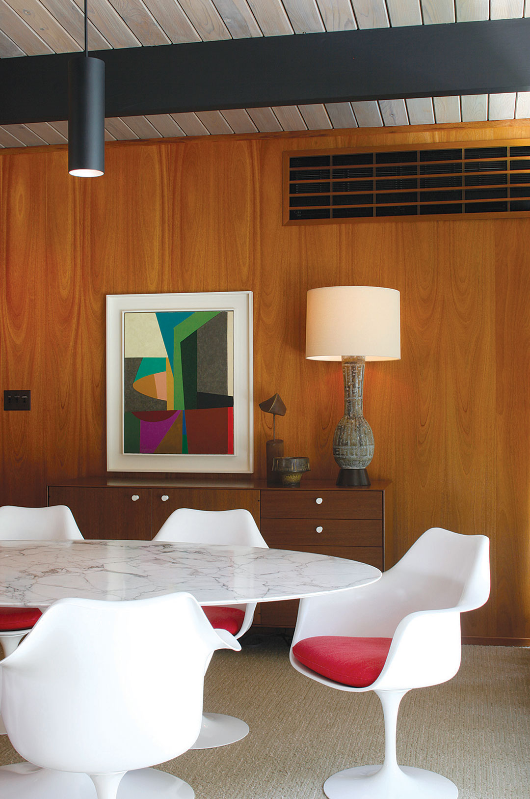 Mid Century Modern Dining Room, Mid Century Modern Dining Room Cabinet Ideas