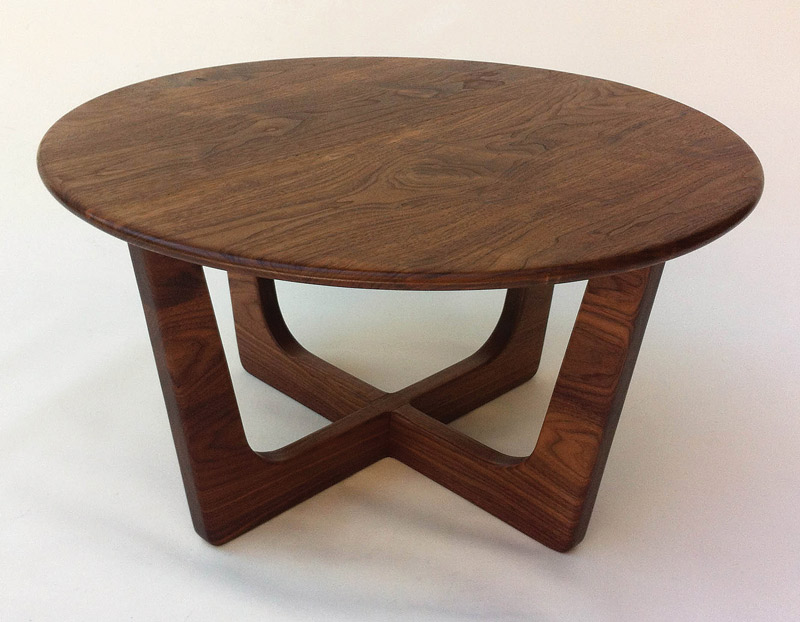 Mid Century Modern Style Coffee Tables, Mid Century Modern Round Coffee Table With Storage