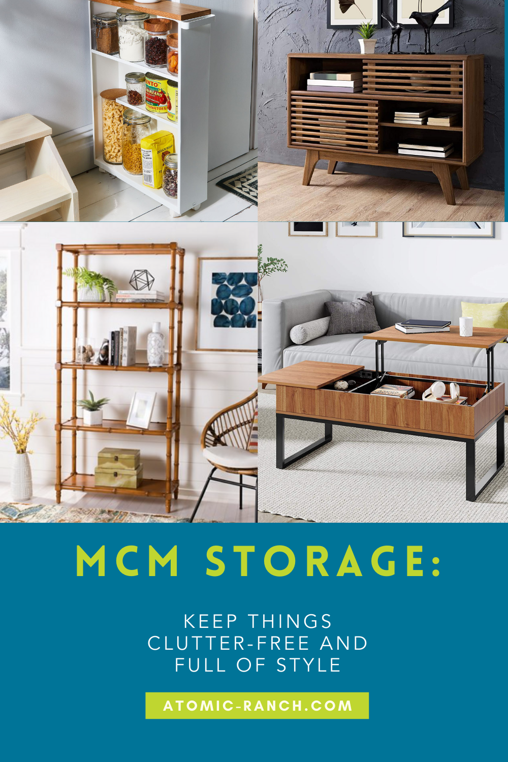 Mid Century Modern Storage Solutions