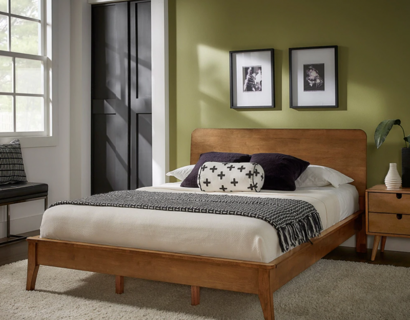 7 Mid Century Modern Bed Frames For, Mid Century Modern Wood Bed Frame King