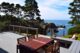Fort Bragg vacation rental deck with view