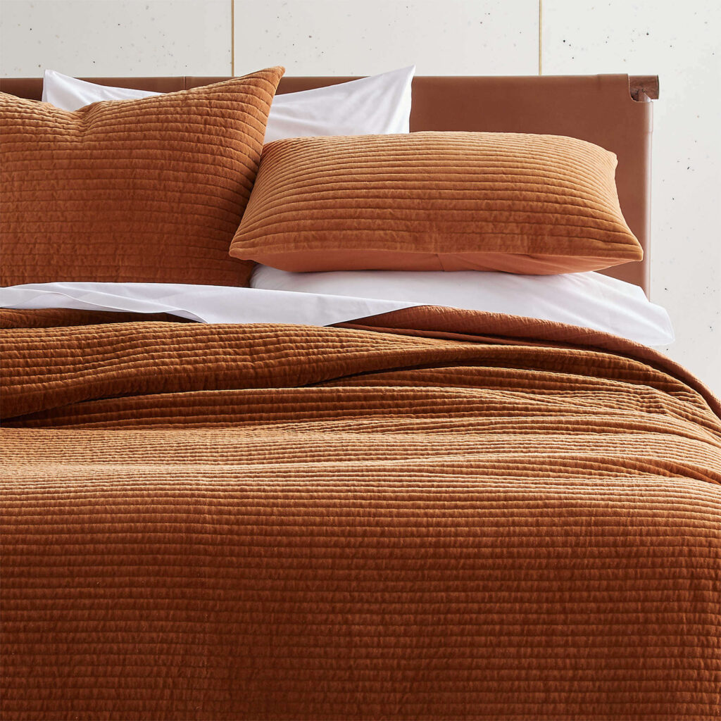 Copper duvet set