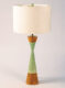 Jade table lamp