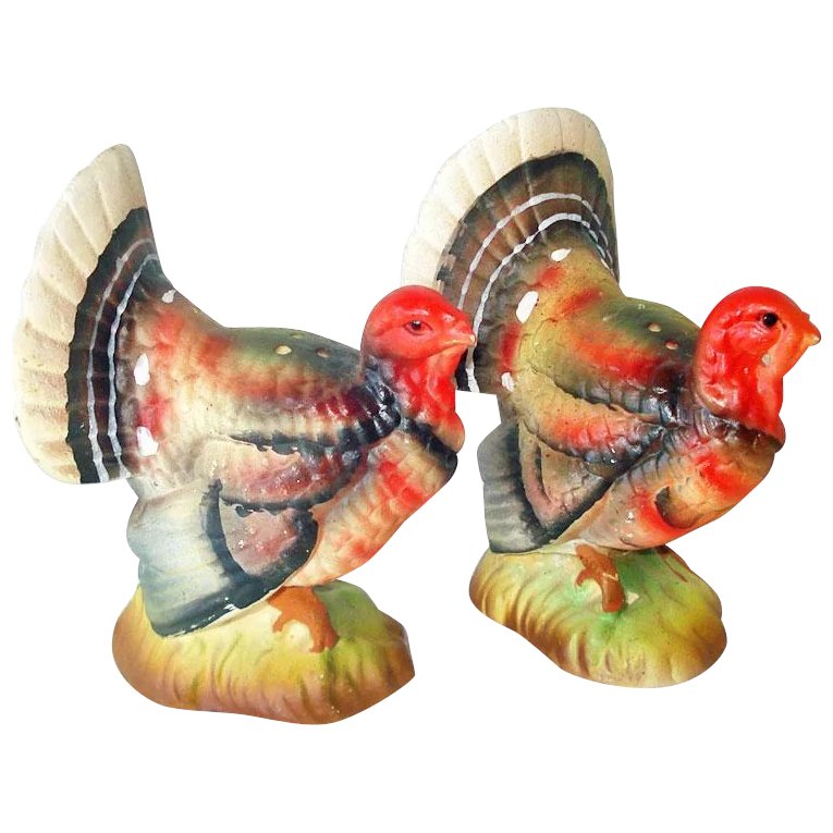 turkey salt and pepper shakers