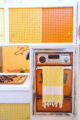 orange and yellow kitchen Krisel Palm Springs Dani Nagel