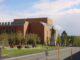 View of Meany Hall for the Performing Arts at Red Square