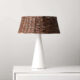 table lamp with natural shade