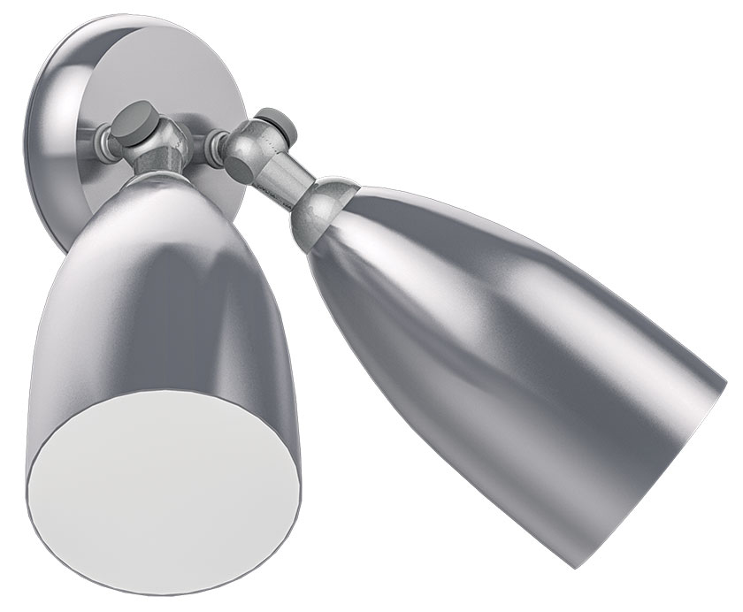 Silver classic bullet light fixtures