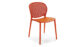 Dot Graphite dining chair in Tanga Orange