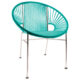 Turquoise Concha chair by Innit Designs