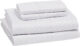 Amazon Basics Lightweight Super Soft Easy Care Microfiber Bed Sheet Set with 14" Deep Pockets. Gray Crosshatch pattern.