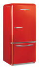 retro style fridge Elmira Stove Works in candy red