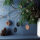 minimal christmas decor wooden ornaments