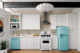 Project House Austin casita kitchen with retro style appliances
