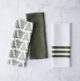 minimalist christmas decor tea towels