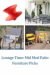 Summer is almost here which means one thing: It's time to take it outside. Building a better patio starts with great furniture. Here are our top picks. #atomicranch #midcenturymodern #vintagemodern #mod #patio #backyard