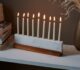 minimalist christmas decor menorah