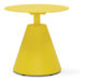 Yellow modern end table