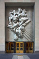 Isamu Noguchi's News bas relief on Associated Press building