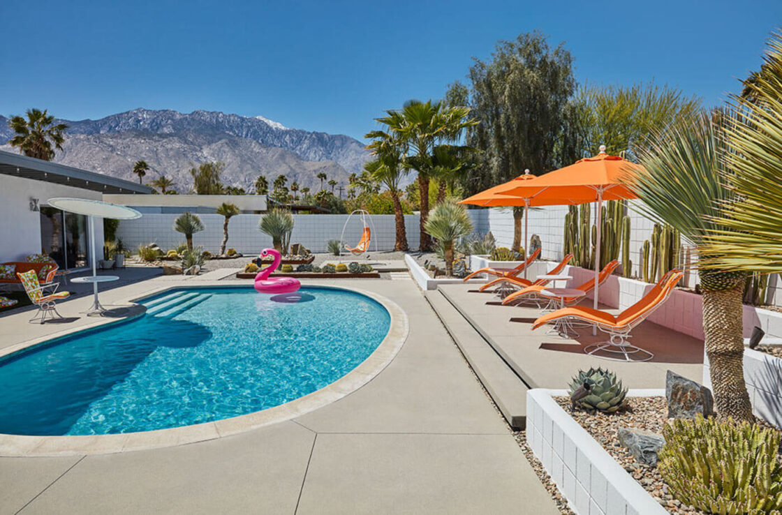 Color-Popping Mid Century Modern Pool Party! - Atomic Ranch