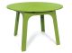 Round green table