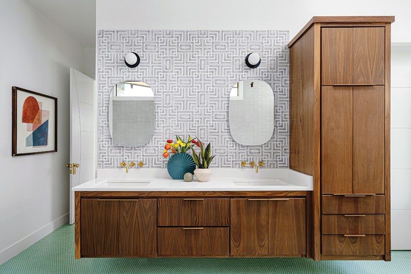Mid Century Modern Bathroom Tile - Atomic Ranch