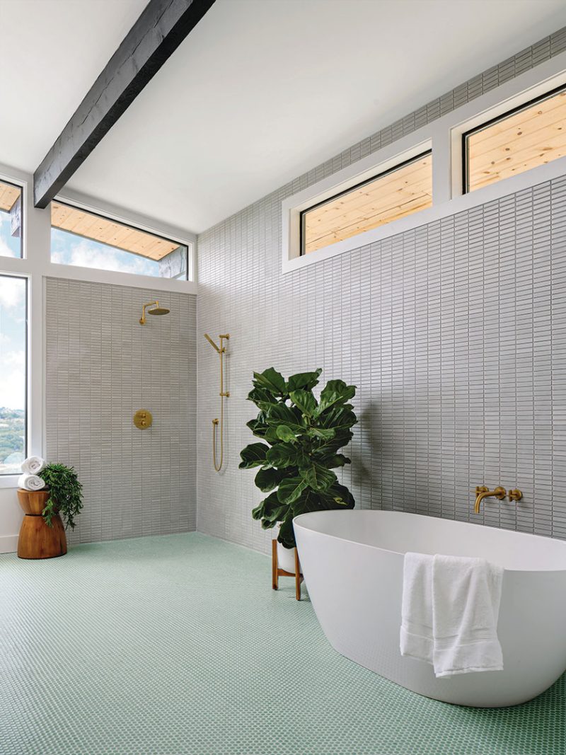 Mid Century Modern Bathroom Tile - Atomic Ranch