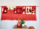 MCM red rug wall hanging