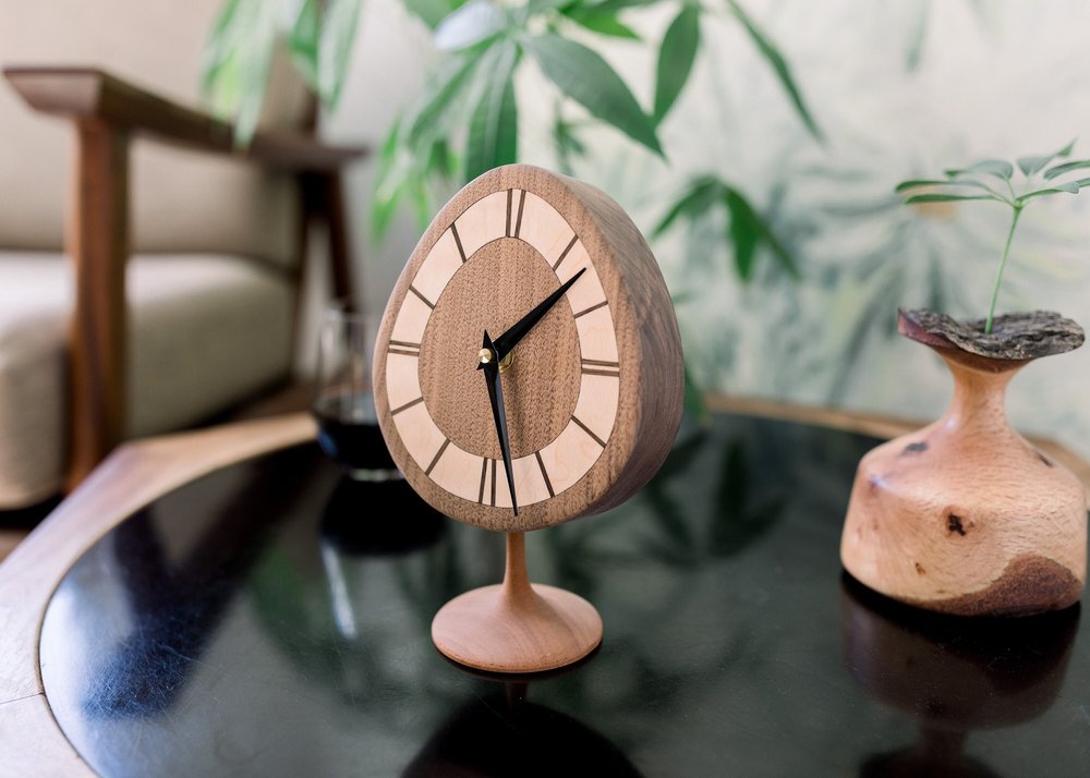 Starburst Clock, Mid Century Wall Clock, Retro Atomic Design, Handmade From  Recycled Guitar Wood by Blackwell Woodworks — Blackwell Woodworks