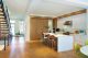 floor to ceiling cabinetry in Scandinavian Modern inspired kitchen