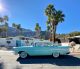 classic Chevy Belair turquoise Palm Springs