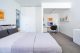 home redesign showcasing art guest bedroom/office
