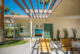 partially covered patio with view to interior of restored Old Las Palmas home