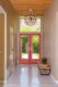 entryway in colorful Krisel home