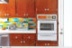 colorful backsplash tile in Wexler kitchen