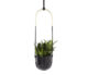 elliptical hanging planter