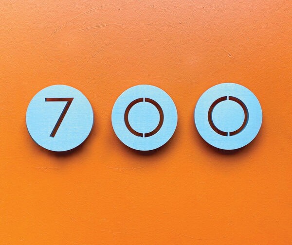 Mid Mod House Numbers Nifty Numerals Home