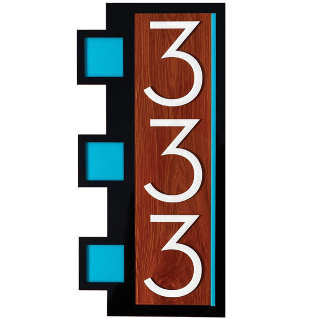 Mid Mod House Numbers: Nifty Numerals - Home