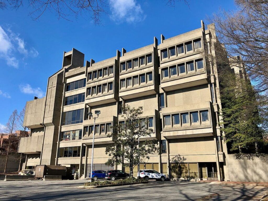 Lauinger Library A Brutalist Take on Romanesque Design Atomic Ranch
