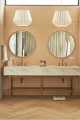 Clay Squared peach MCM wall tile