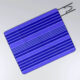 retro 60s and 70s royal blue striped picnic blanket