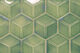 hexaline ceramic tile green glaze