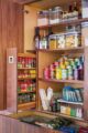 optimized storage in MCM kitchen pantry