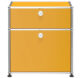 yellow DWR nightstand with drawers