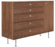 Nelson Thin Edge Chest Cabinet designed by George Nelson in walnut